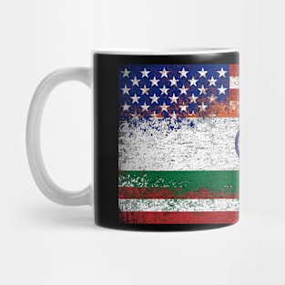 Indian American Flag Vintage Mug